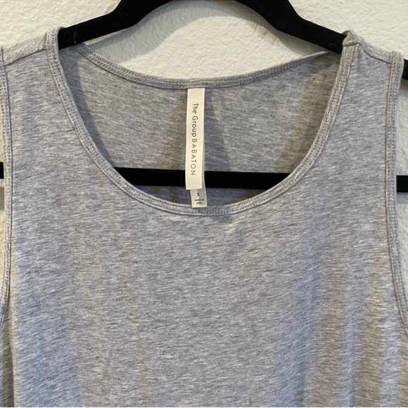 Aritzia The Group Babaton Evelina Maxi Dress Light Heather Gray Size Small - Picture 3 of 6